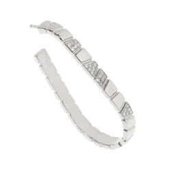 Mono-Boucle d'oreille Ride & Love semi-pavée Large