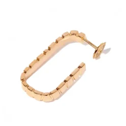 Mono-Boucle d'oreille Ride & Love semi-pavée Medium