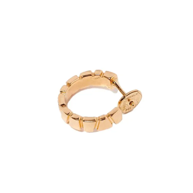 Mono-Boucle d'oreille Ride & Love semi-pavée Small