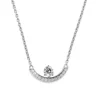 Pendentif Intr&eacute;pide grand arc 0.25ct pav&eacute;