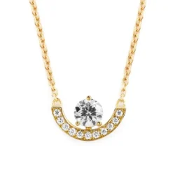 Pendentif Intrépide petit arc 0.5ct pavé
