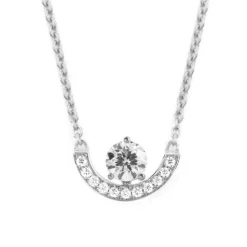 Pendentif Intrépide petit arc 0.5ct pavé