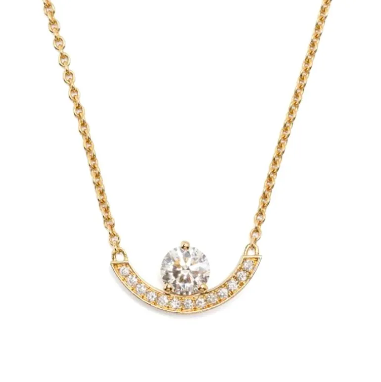 Pendentif Intrépide grand arc 0.5ct pavé