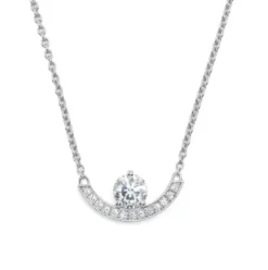 Pendentif Intrépide grand arc 0.5ct pavé
