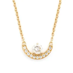 Pendentif Intrépide petit arc 0.25ct pavé