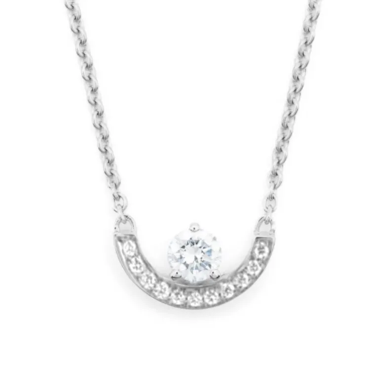 Pendentif Intrépide petit arc 0.25ct pavé