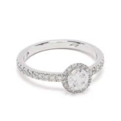 Solitaire Absolu.e Couronne 0.5ct pavé