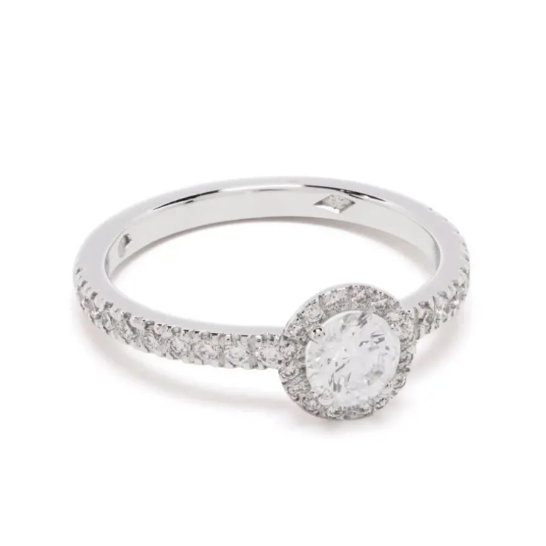 Solitaire Absolu.e Couronne 0.5ct pavé