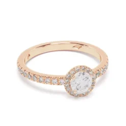 Solitaire Absolu.e Couronne 0.5ct pavé