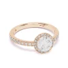 Solitaire Absolu.e Couronne 1ct pav&eacute;