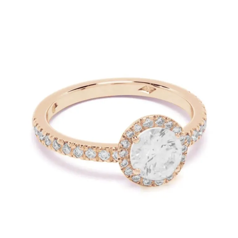 Solitaire Absolu.e Couronne 1ct pavé