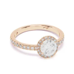 Solitaire Absolu.e Couronne 1.5ct pavé
