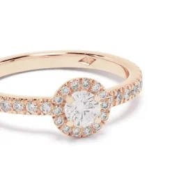 Solitaire Absolu.e Couronne 0.25ct pav&eacute;