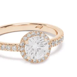 Solitaire Absolu.e Couronne 1.5ct pav&eacute;
