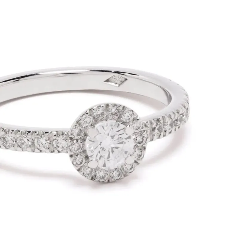Solitaire Absolu.e Couronne 0.25ct pavé