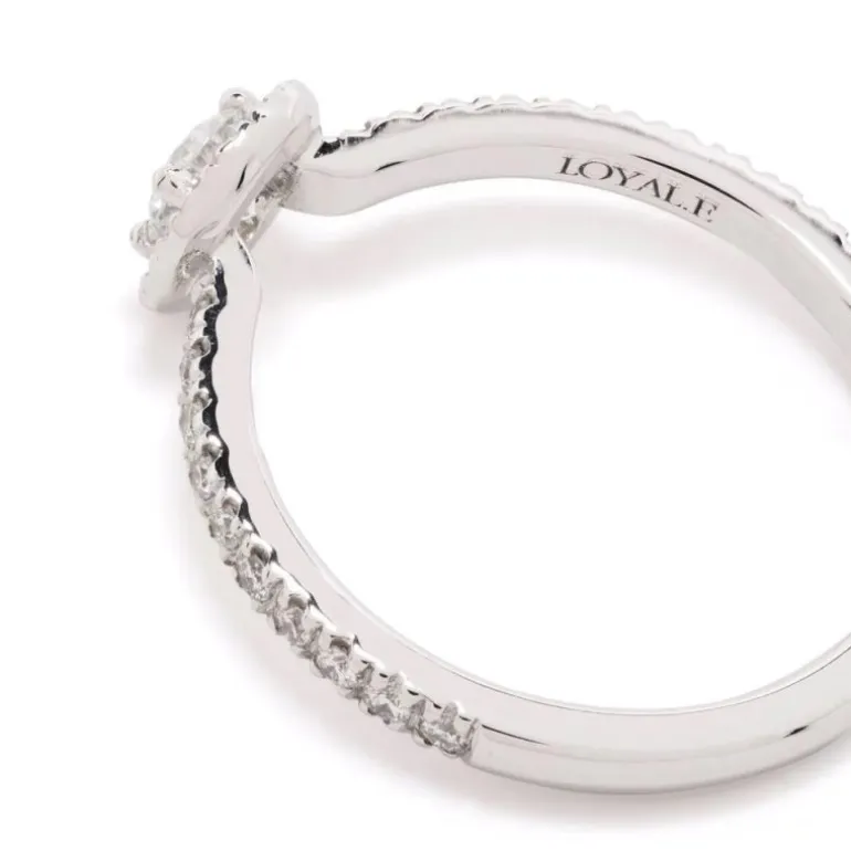 Solitaire Absolu.e Couronne 0.25ct pavé