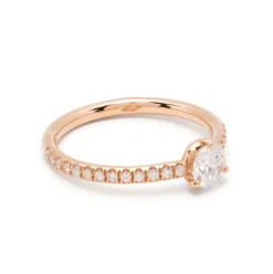 Solitaire Absolu.e 0.5ct pavé