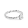 Solitaire Absolu.e 0.5ct pav&eacute;