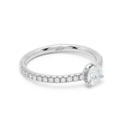 Solitaire Absolu.e 0.5ct pavé
