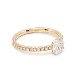 Solitaire Absolu.e 1ct pavé