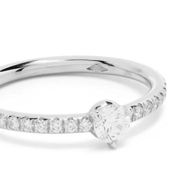 Solitaire Absolu.e 0.25ct pavé