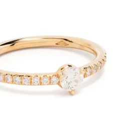 Solitaire Absolu.e 0.25ct pav&eacute;