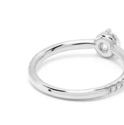 Solitaire Absolu.e 0.5ct pav&eacute;