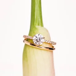 Solitaire Absolu.e 1ct pav&eacute;