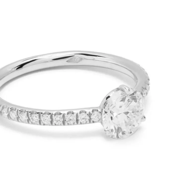 Solitaire Absolu.e 1ct pavé