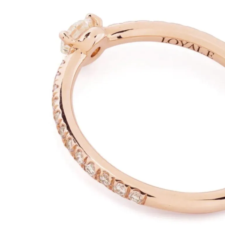 Solitaire Absolu.e 0.25ct pavé