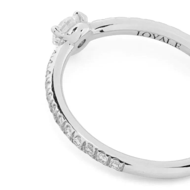 Solitaire Absolu.e 0.25ct pavé
