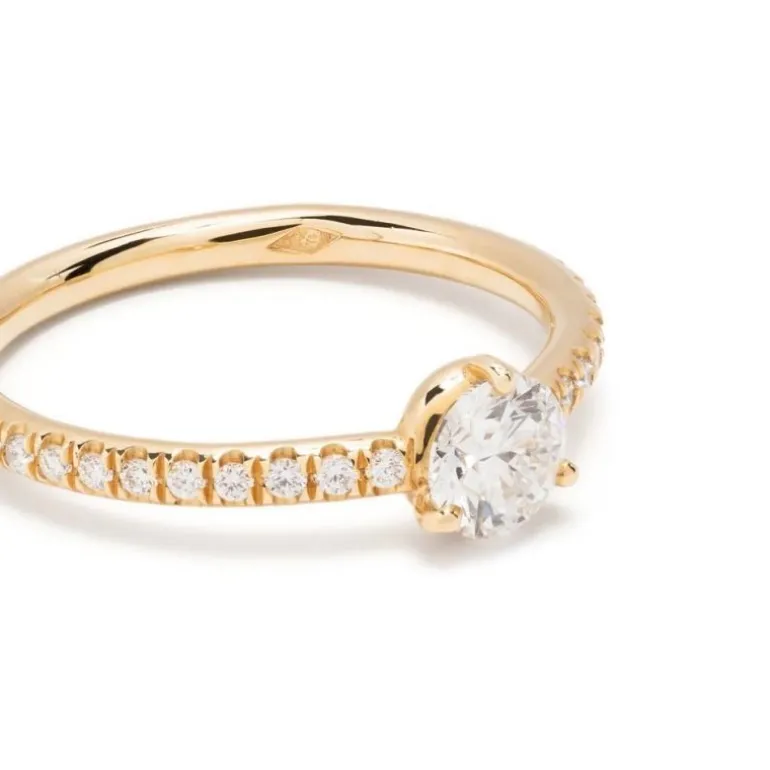 Solitaire Absolu.e 0.5ct pavé