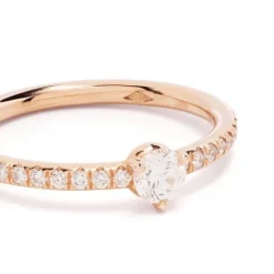 Solitaire Absolu.e 0.25ct pavé