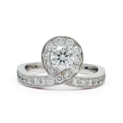 Solitaire Lien Éternel 0.5ct pavé
