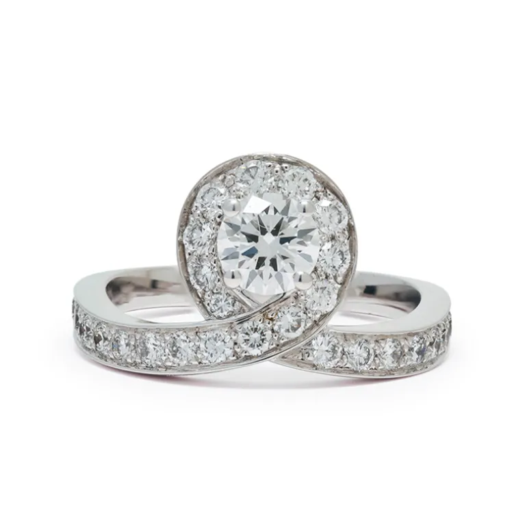 Solitaire Lien Éternel 0.5ct pavé